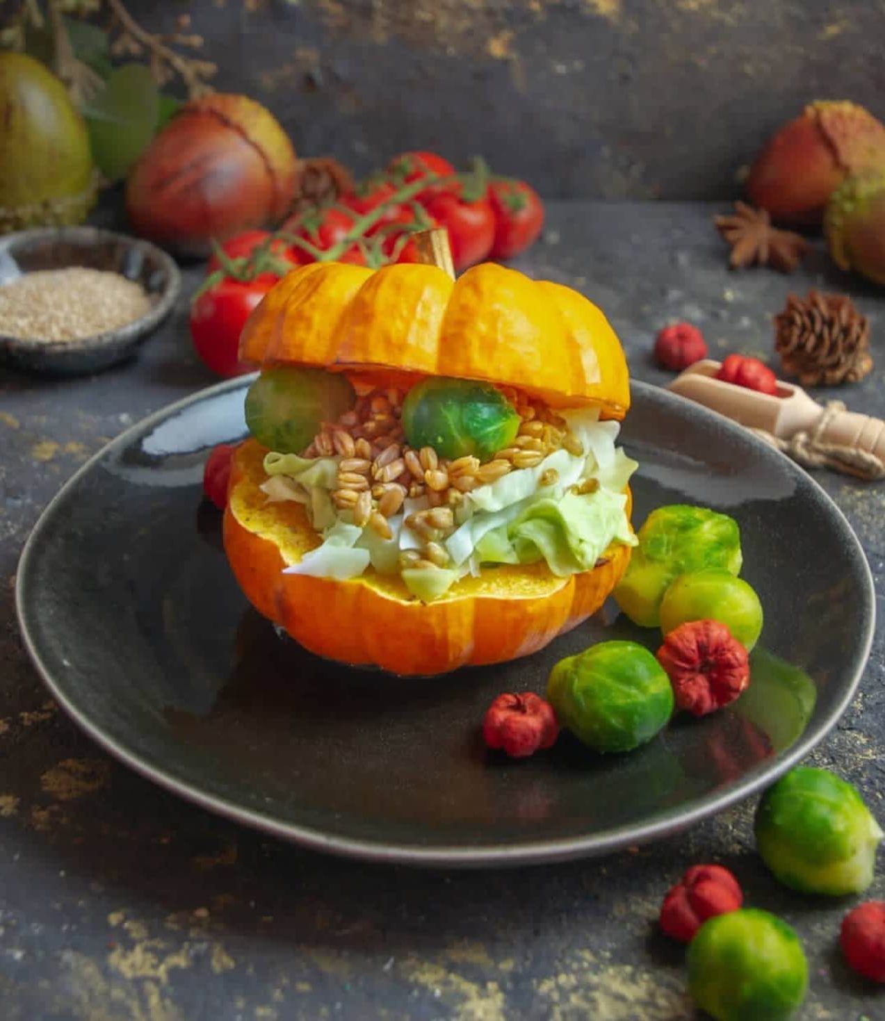 Recettes minceur- citrouille farcie